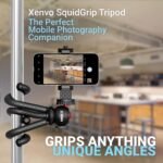 SquidGrip Flexible Cell Phone Tripod and Portable Action Camera Holder - Compatible with iPhone, GoPro, Android, Samsung, Google Pixel and All Mobile Phones Red - Image 5