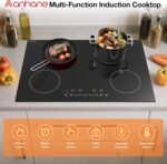 6400w Induction Cooktop: 30 Inch Electric Stove with 4 Burner - Electric Stove Top Burner for Built-in or Countertop Use, 9 Power Levels, Timer & Child Safety Lock - Image 3