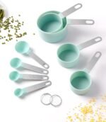 Measuring Cups and Spoons Set of 8 Pieces, nesting measuring cups for Measuring Dry or Liquid Ingredients, Stainless Steel Handle, Kitchen Gadgets for Cooking & Baking - Image 4