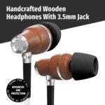 Symphonized Premium Airtube Headphones EMF Earbuds, 3D Sound, Microphone Volume Control, 8mm Bass Drivers Granting High Audio Quality 3.5mm Audio Jack - Image 3