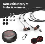 Symphonized Premium Airtube Headphones EMF Earbuds, 3D Sound, Microphone Volume Control, 8mm Bass Drivers Granting High Audio Quality 3.5mm Audio Jack - Image 4