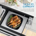 Midea MM12S2ASZ Microwave Oven, 1.2 cu.ft Drawer, Stainless Steel, Child Safety Lock - Image 3