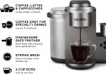 Keurig K-Cafe C Single Serve K-Cup Pod Coffee, Latte and Cappuccino Maker, Nickel - Image 3