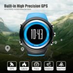 EZON GPS Running Watch with Distance Pace Alarm and Calorie Counter and Stopwatch for Men (Blue) - Image 3