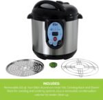 CAREY DPC-9SS Smart Electric Pressure Cooker and Canner, Stainless Steel, 9.5 Qt - Image 4