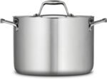 Tramontina Signature Tri-Ply Clad Stainless Steel 8-Quart Stock Pot with Lid, Induction-Ready Pasta Pot, Dishwasher-Safe, NSF-Certified, Made in Brazil - Image 3