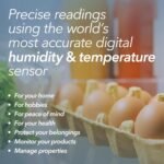 SensorPush HT1 Smart Temperature Sensor & Humidity Sensor - Thermometer & Hygrometer w/App Monitoring - Indoor/Outdoor Temperature and Humidity Monitor w/Heat Index for RV, Fridge & More - Image 4