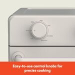 bella Air Fry Toaster Oven, 7 Preset Cooking Options, Dishwasher-Safe EverGood Coated Trays Included, 60-Minute Auto Shutoff w Audible Timer, Power Indicator Light, 1700 Watt, Oatmilk - Image 4