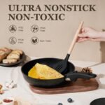 KIKCOIN Pots and Pans Set, 30 Pack Nonstick Cookware Set Detachable Handle, Induction RV Kitchen Cooking Set with Removable Handle, Frying Pans, Casserole - Dishwasher/Oven Safe, PFOA Free - Image 4