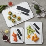 KitchenAid Classic Cutting Board with Perimeter Trench and Non Slip Edges, Dishwasher Safe, 11 inch x 14 inch, White and Gray - Image 5