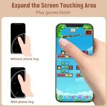 Phone Ring Holder Finger Kickstand 360°Rotation Cellphone Back Grip Foldable Cell Phone Stand for Desk Compatible with iPhone iPad Smartphones Tablets (Hollow Rosegold) - Image 6