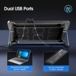 Laptop Cooling Pad, Gaming Laptop Cooler with 6 Quiet Fans, Laptop Fan Cooling Pad Fits 12-17 Inch Laptop, USB Port Powered, 7 Adjustable Height - Image 4