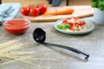 Pikanty - Soup and Sauce Ladle Set of 2 - Durable, Heat-Resistant Kitchen Utensils, Perfect for Serving & Cooking, Made in USA, Dishwasher Safe (Black) - Image 4