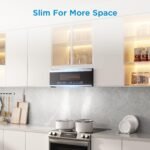 Midea MMO12S3ASTZ Over the Range Microwave Oven, 1.2 Cu.ft Slim Microwaves with Sensor Cook, Stainless Steel Microwaves, 1000W heating power with 400CMF vent fan - Image 3
