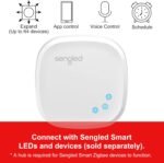 Sengled Use Products, Compatible with Alexa and Google Assistant, Homekit, Siri, Smart Hub, 1 Pack, White - Image 3
