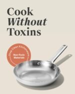 Caraway Stainless Steel Mini Fry Pan - 8 Inch Stainless Steel Frying Pan – Oven Safe & Compatible with All Stovetops – Non Toxic, PTFE & PFOA Free - Image 3