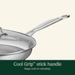 Cuisinart 12 Inch Skillet with Glass Cover, Chef's Classic Collection, 722-30G - Image 4