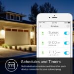 Kasa Outdoor Smart Plug, Smart Home Wi-Fi Outlet with 2 Sockets, IP64 Weather Resistance, Compatible with Alexa, Google Home & IFTTT, No Hub Required, ETL Certified(EP40), Black - Image 5