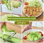 JQS Cooking Tools Wide Mouth Peeler Vegetables Fruit Stainless Steel Knife Cabbage Graters Salad Potato Slicer Kitchen Accessories - Image 3