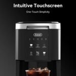 Gevi Single Serve Coffee Maker, Compatible with Pods & Ground Coffee, 40oz Removable Water Reservoir, 5 Brew Sizes (6-14oz), Compact for Kitchen Use, Black - Image 4