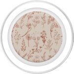 Beige Brown Wildflower Aesthetic Flower Pattern PopSockets PopGrip for MagSafe - Image 3