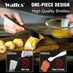 Walfos 600°F Heat Resistant Silicone Basting Brushes BPA Free Pastry Brush, Spread Oil Butter Sauce for BBQ Grill Baking Kitchen Cooking, Dishwasher Safe (2 SIZE) - Image 3