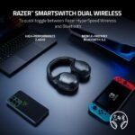 Razer Barracuda X Wireless Gaming & Mobile Headset (PC, PlayStation, Switch 2, Android, iOS): 2.4GHz Wireless + Bluetooth - Lightweight - 40mm Drivers - Detachable Mic - 50 Hr Battery - Black - Image 3