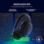 Razer Barracuda X Wireless Gaming & Mobile Headset (PC, PlayStation, Switch 2, Android, iOS): 2.4GHz Wireless + Bluetooth - Lightweight - 40mm Drivers - Detachable Mic - 50 Hr Battery - Black - Image 4