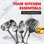 Chef Craft Select Heavy Duty Basting Spoon, 12 inch, Stainless Steel - Image 4