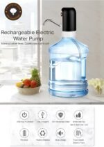 Generic Automatic 5 Gallon Water Bottle Dispenser Pump – Portable and Rechargeable, Fits Upto 5 Gal Jar, BPA-Free, Stainless Steel Spout, Long Battery Life – (Black), VS2024-02 - Image 6