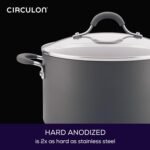 Circulon 83903 Radiance Hard Anodized Nonstick Cookware Pots and Pans Set, 10 Piece, Gray - Image 4