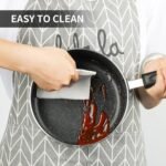 Nonstick Saucepan Set - 2 Quart and 3 Quart,Ultra Non Stick Sauce Pan Small Pot with Glass Lid,Great for Home Kitchen Restaurant,Black - Image 4