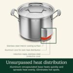Cuisinart 766S-22 6 Qt. Stainless Steel Pasta Pot w/Straining Cover Chef's-Classic-Stainless-Cookware-Collection, 6-Quart - Image 4