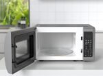 Emerson MW7601SL Countertop Microwave Oven with Sleek Mirrored Finish Glass Door, 700W, 10 Power Levels and 6 Pre-Programmed Settings with Child Safe Lock, 0.7. Cu. Ft., Silver - Image 5