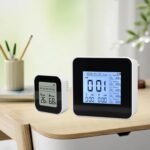 Estink Temperature Humidity Monitor, 2.8 Inch Display Smart Home Weather Station with 5 Sub Devices for Indoor Outdoor Monitoring via App - Image 6