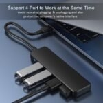 USB 3.0 Hub, VIENON 4-Port USB Hub USB Splitter USB Expander for Laptop, Xbox, Flash Drive, HDD, Console, Printer, Camera,Keyborad, Mouse(Not for Charging) - Image 3
