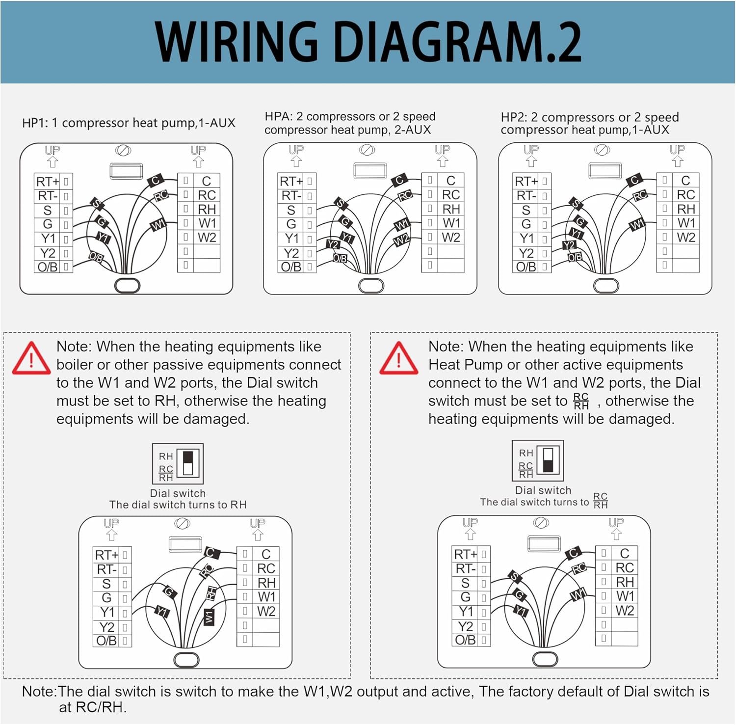 Smart Thermostat 3H/2C, WiFi Household Thermostat for Heat Pump and Conventional Multi-Stage System, Easy DIY Installation, Voice Control, Support Alexa and Google Home, C-Wire Required - Image 8
