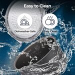 CUCKOO Basic Rice Cooker 6-Cup Uncooked / 12-Cup Cooked, Versatile Rice Maker with Non-Stick Inner Pot, Easy to Use, Auto Keep Warm, White/Purple (CR-0671V) - Image 7