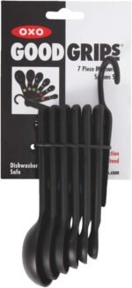 OXO International 11110801 Good Grips Measuring Spoon Set, Black Plastic, 6-Pc. - Quantity 1 - Image 3