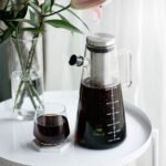 BTaT- Airtight Cold Brew Iced Coffee Maker Pitcher, 2 Liter/ 64 oz, Iced Tea Maker with Spout, Brewing Glass Carafe with Removable Stainless Steel Filter - Image 4