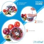 7 in 1 Food Chopper - As Seen on TV Manual Food Processor - Image 3
