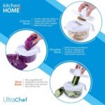 7 in 1 Food Chopper - As Seen on TV Manual Food Processor - Image 4