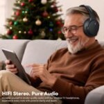 Wireless Headphones for TV, TV Headphones Wireless for Seniors with Charging Dock, 65H Playtime, No Audio Delay, HiFi Stereo Sound, Ideal Gift for Elderly & Parents - Image 4