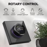 WiFi Smart Thermostat,Temperature Controller,Smart Thermostat for Home,Voice Compatible with Tuya,Heating Digital Thermometer with 1.32in TFT Screen - Image 3