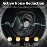Redpepper Wireless Ear Buds Active Noise Cancelling Bluetooth 6.0 with Built-in Mics Clear Call 4g Headphones Up to 60H Play Time for Studying Workout Gaming - Image 3