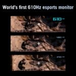 ASUS ROG Strix Ace 24” 1080P Esports Gaming Monitor (XG248QSG) - Full HD, Super TN Panel, 610Hz, 0.1ms, VRR, Low Input Lag, DisplayHDR400, Tripod Socket, HDMI 2.1, 3 yr Warranty - Image 4