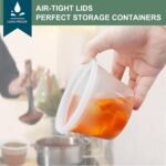 Deli Containers with Lids 48 Sets [8,16, 32 oz 16 Each ] - Food Storage Containers with Lids Freezer Safe, Soup Containers for Restaurant, BPA Free | Portion Control | Leakproof | Microwave - Image 4