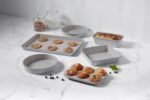 Cuisinart Chef's Classic Ceramic 6-Piece Culinary Collection Ceramic Nonstick Bakeware Set - Gorgeous Gray - Image 4