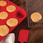 Mrs. Anderson's Baking Silicone 12-Cup Muffin Pan Baking Mold, BPA Free, Non-Stick European-Grade Silicone, 13.5 x 10 x 1.25-Inches - Image 6