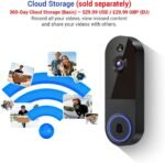 1080p Wireless Wi-Fi Video Doorbell Camera with Night Vision, Two-Way Audio, AI Motion Detection and Cloud Storage, 2.4G WiFi (No Doorbell Receiver Included) - Image 4